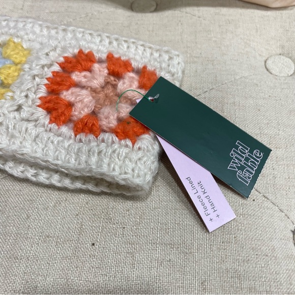 Wild Fable NWT! Off White/Multi Fleece Ear Warmer Headband One Size - Picture 4 of 12